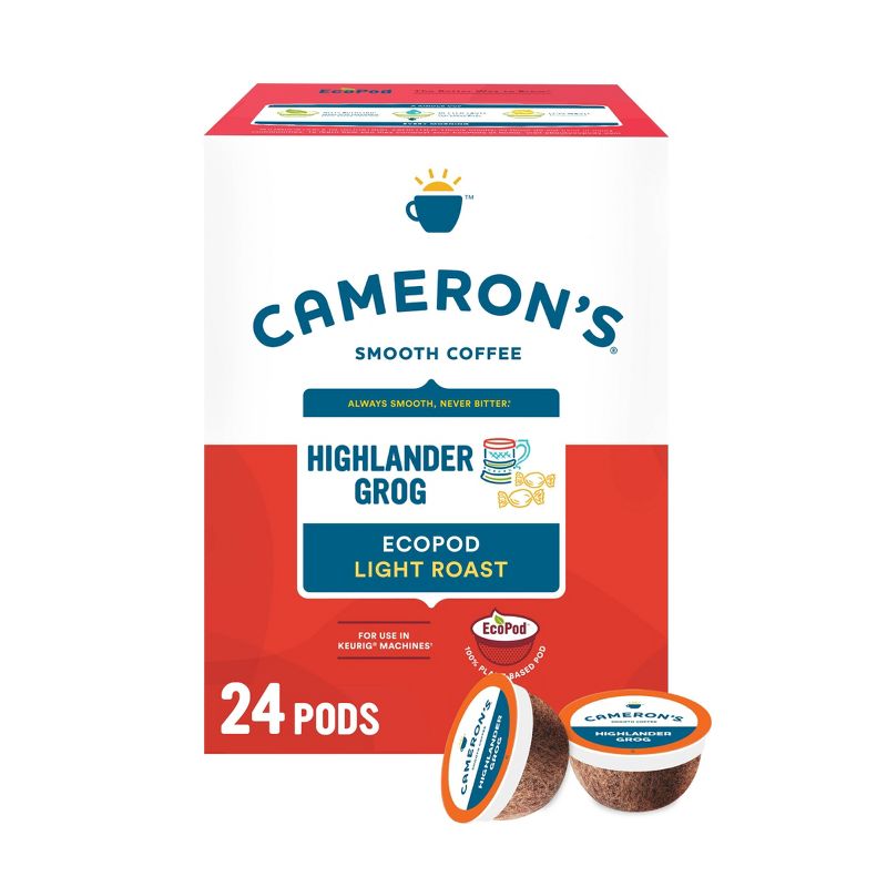 Cameron&#39;s Coffee Highlander Grog Light Roast Coffee Pods - 24ct, 1 of 5