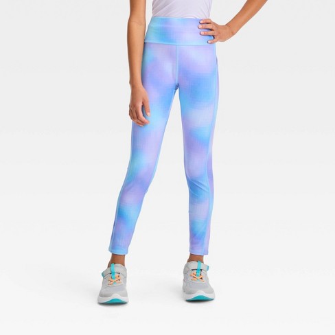 Girls' Ribbed Leggings - All In Motion™ Lilac Purple Xs : Target