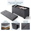 Nestl Storage Ottoman Bench with Storage Bins, Rectangular Storage Bench - 4 of 4