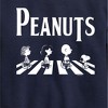 Boys' - Peanuts - Peanuts Crossing Road Graphic Long Sleeve Fleece Sweatshirt - 2 of 4