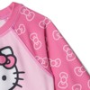 Hello Kitty Raglan Rash Guard and Bikini Bottom UPF 50+ Swim Set Little Kid to Big Kid - 3 of 4