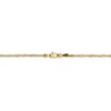 Black Bow Jewelry 1.7mm, 14k Yellow Gold, Singapore Chain Bracelet - 3 of 4