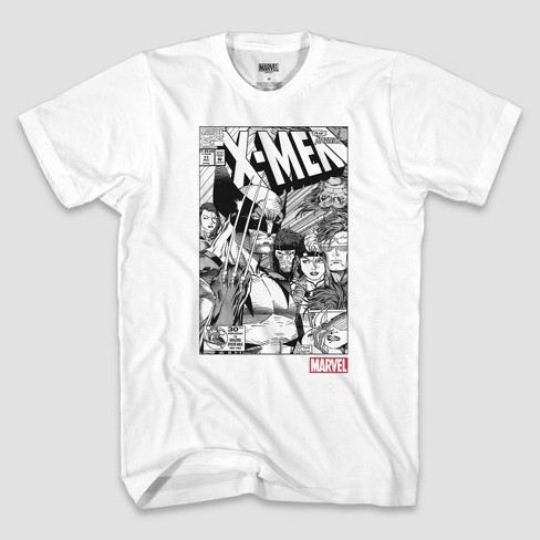 tusind kommando så Men's Marvel X-men Short Sleeve Graphic Crewneck T-shirt - White : Target