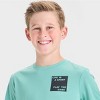 Boys' Short Sleeve 'Life is a Sport' Graphic T-Shirt - All In Motion™ Green - 2 of 4