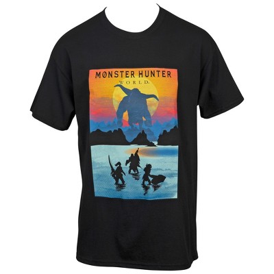 Mens Monster Hunter Fight Scene T-shirt