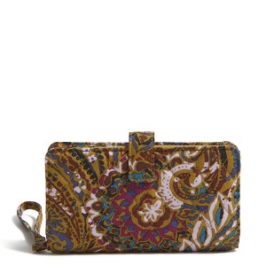 Vera Bradley Women's Outlet Cotton Phone Wristlet - 1 of 2