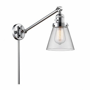 Cone - 1 Light Swing Arm Wall Sconce In Industrial Style-25 Inches Tall and 8 Inches Wide - 1 of 1