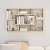CLIHOME 8 Cubes Open-back Bookshelf Home Storage Display Shelf Wall Mounted Wooden Bookcase Organizer Rack - 2 of 4