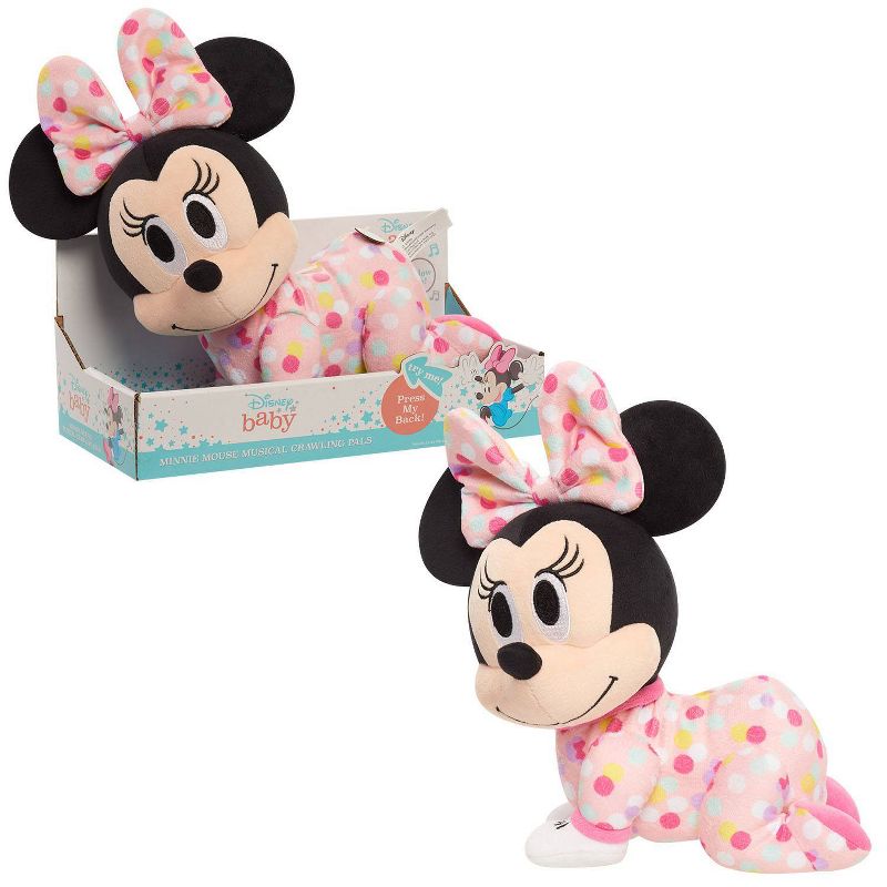 Minnie Mouse Crawling Pal Plush Baby Learning Toy, 1 of 6