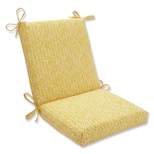 Outdoor/Indoor Herringbone Squared Corners Chair Cushion - Pillow Perfect