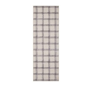 Washable Indoor Modern Living Room Area Rugs, Geometric Checkered Home Decor Carpet for Bedroom Dining Room Nursery - 1 of 4