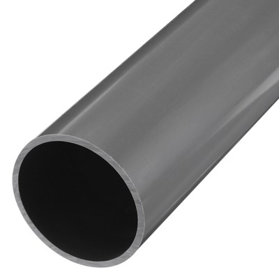 Unique Bargains High Impact Water Plumb Cable Sleeve PVC Rigid Round Pipes 20" Length