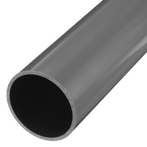 Unique Bargains High Impact Water Plumb Cable Sleeve PVC Rigid Round Pipes 20" Length - 1 of 4