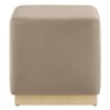 Modway Tilden 17 in. Square Performance Velvet Upholstered Ottoman - 2 of 4