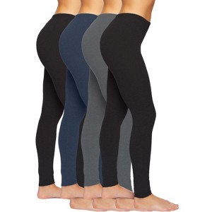 Felina | Velvety Soft Lightweight Leggings | 4-Pack - 1 of 4
