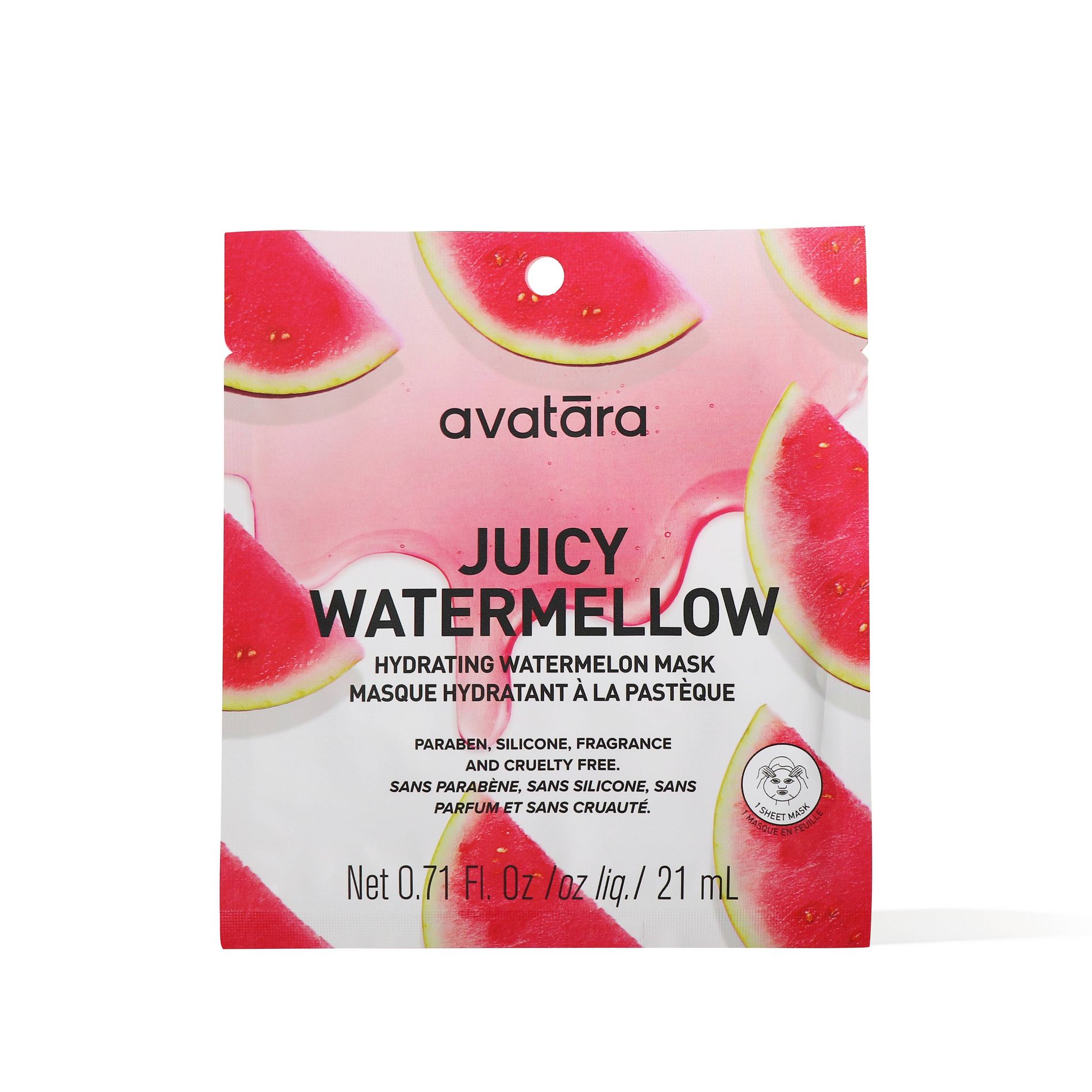 Avatara Watermellow Hydrating Mask - 0.71 fl oz