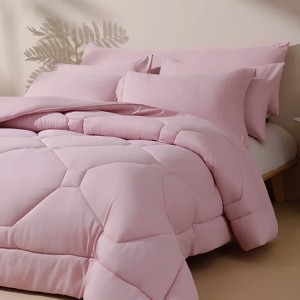 Ultra-Soft 8 Pcs Bedding Set - All Season Comforter Set with Sheets, Bed-in-a-Bag for Cozy Bedroom & Guest Room - 1 of 4