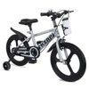 Okak 16/18IN Kids Bike with High Carbon Steel Frame and Magnesium Alloy Wheels, Toddler Bike with Night Glow Training Wheels for Girls & Boys - 2 of 4