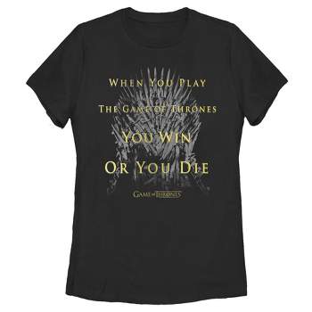 Women's Game of Thrones Win or Die Rules T-Shirt