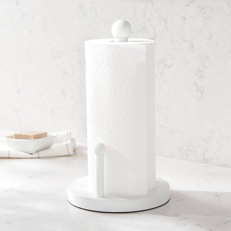Stainless Steel Paper Towel Holder White - Threshold&#8482;, 2 of 4