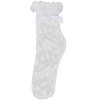 Memoi Girls Floral Lace Bow Trim Ankle Sock - 2 of 3