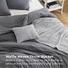 5-Piece Comforter Set with Cotton Waffle Throw Blanket - 3 of 4