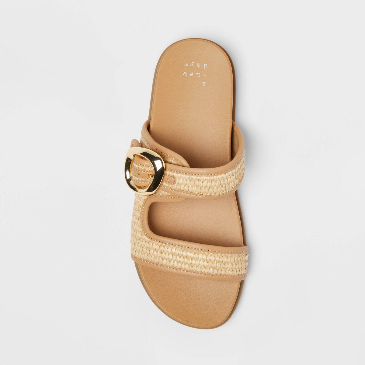 Женские сандалии A New Day Women’s Meg Sandals with Memory Foam Insole - A New Day™ Beige 7 — фото 3