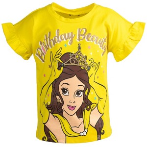 Disney Minnie Mouse Princess The Little Mermaid Moana Lilo & Stitch Frozen Birthday Girls T-Shirt Kid to Big Kid - 1 of 4