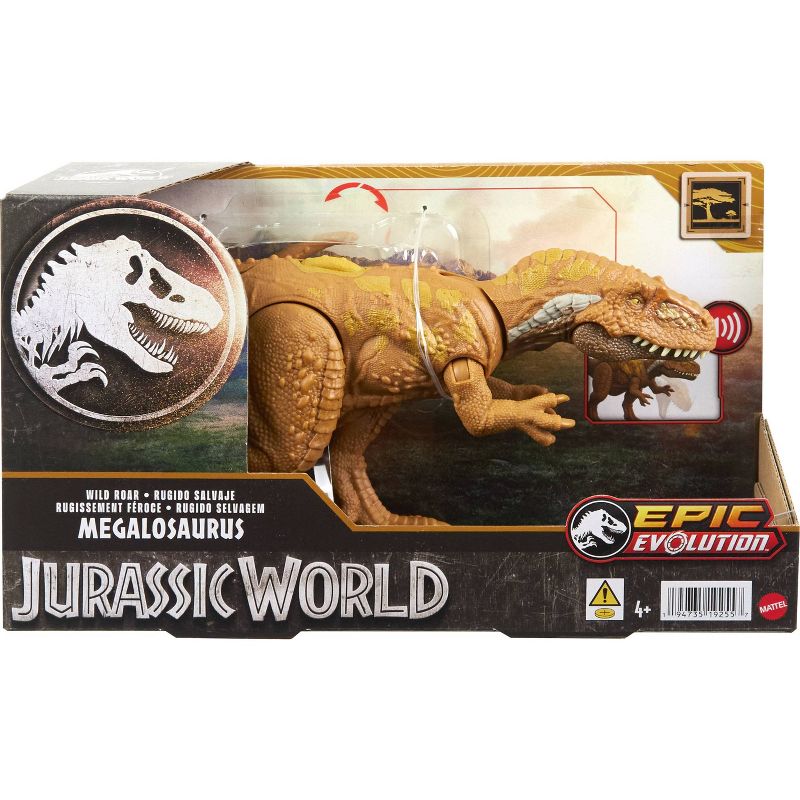 Jurassic World Megalosaurus Wild Roar Action Figure, 3 of 11
