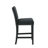 New Classic Furniture,Furniture Celeste 39.5" Wood Counter Chair In Black (Set Of 2) - 4 of 4