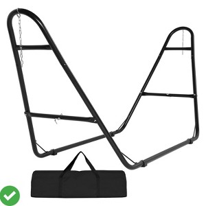 Universal 2 Person Hammock Stand, Heavy Duty Steel Hammock Stand 550 lbs Capacity Fits 9 to 14 Foot Hammocks - 1 of 4