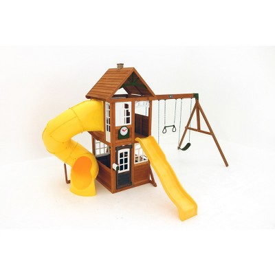 kidkraft lewiston retreat wooden playset