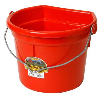 Little Giant 70 Quart Outdoor Polyethylene Muck Tub Multi Purpose Utility  Bucket With Handles, For Gardening And Farming, Hot Pink : Target