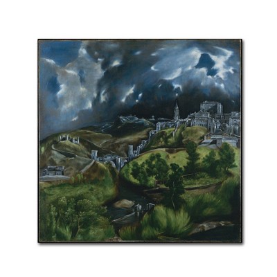 El Greco View of Toledo 27" x 33" Gallery-Wrapped Canvas Art