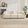 Cloud Sofa 3-Seater, Modular Sectional Couch with Chenille Fabric & High-Elastic Double-Layer Cushions â€ - 4 of 4