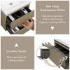 Whisen Floating Wall-Mounted Bathroom Vanity with Resin Sink, Water-Resistant Timber Cabinet and 2 Storage Drawers - 4 of 4