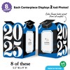 Big Dot of Happiness Blue 2025 Graduation Photo Holder Centerpieces, 4x6 Picture Display Box, Table Decoration Centerpiece for Grad Party Decor, 8 - 3 of 4