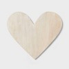 Valentine's Day Wooden Heart Serving Platter White - Threshold™ : Target