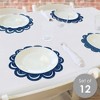 Big Dot of Happiness Navy Confetti Stars - Simple Party Round Table Decorations - Paper Chargers - Place Setting For 12 - 2 of 4