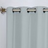 Classic Modern Solid Room Darkening Semi-Blackout Curtains, Grommets, Set of 2 by Blue Nile Mills - 2 of 4