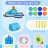 NAYSAYE Above Ground Pool Inflatable Water Slide Bounce House Multi Activity for Kids Backyard Use, Multicolor, 200.80"*100.40"*55.10" - 3 of 4