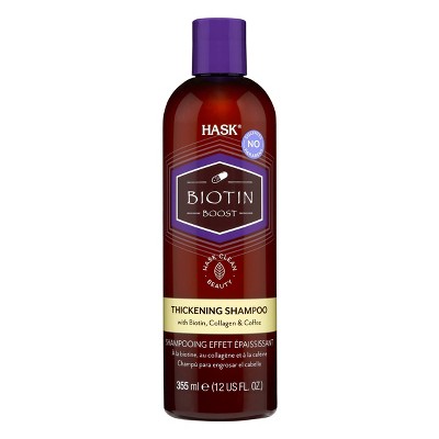 Hask Biotin Boost Thickening Shampoo with Biotin, Collagen and Coffee - 12 fl oz