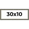 PosterPalooza | 30x10 Wood Antique Frame with UV Acrylic, 4 Finishes: Bronze, Gold, Silver, and Black - 2 of 4