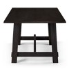 Maven Lane Yves Rectangular Wooden Dining Table in Weathered Finish - 4 of 4