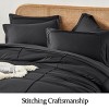 BAGOKIE All Season Comforter Set 5/7 Piece Microfiber Bed in a Bag - 3 of 4