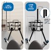 Bryt Ironing Board Holder Wall Mount & Over the Door Hanger, Laundry Room Storage & Organization, Iron & Ironing Board Hanger T&V Shaped, Black - 4 of 4