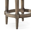 Maven Lane Pullman Backless Swivel Counter Stool with Faux Leather 26" - 4 of 4