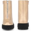 BLISSFUL STEP Platform Block Heel Booties with Zipper Dressy Combat Boots for Women - 2 of 4
