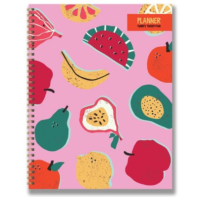 2022 Planner Weekly/Monthly Eat Your Fruits Large - The Time Factory