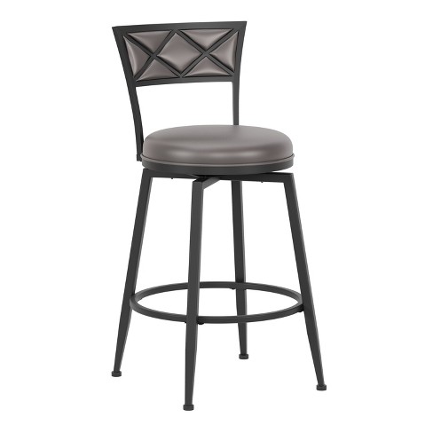 Dunlap Metal Counter Height Stool Black Hillsdale Furniture